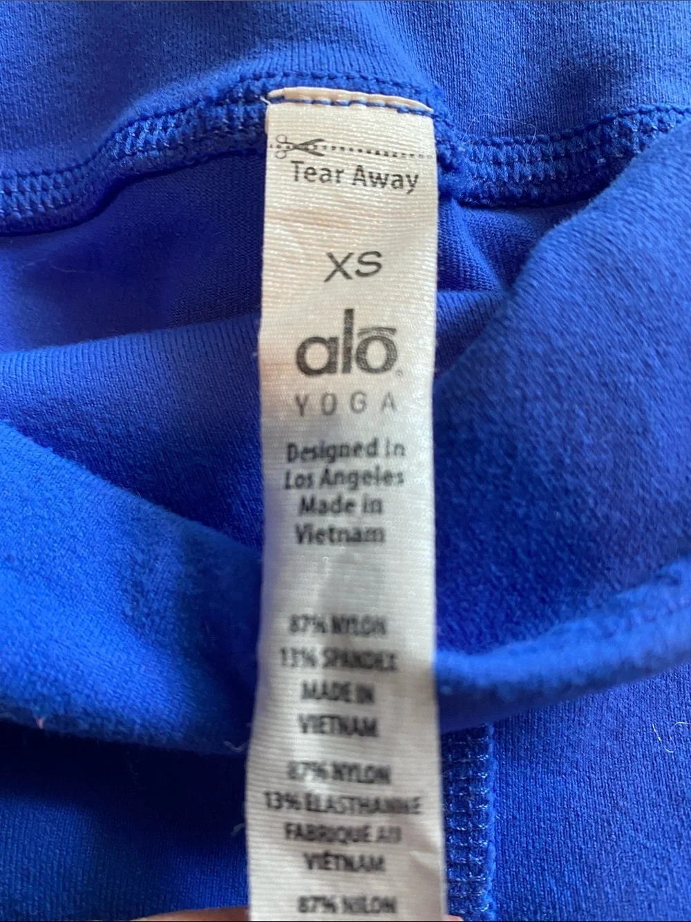 ALO Yoga Royal Blue High-Waist Leggings
